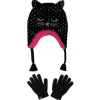 Cold Weather Star Foil Cat Hat Set