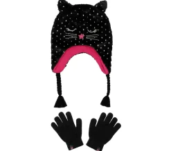 Cold Weather Star Foil Cat Hat Set