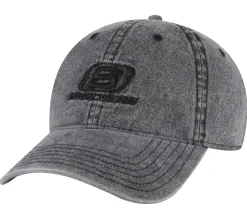 Denim Embroidered Hat