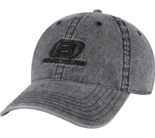 Denim Embroidered Hat