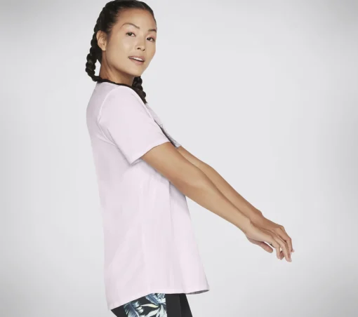 Diamond Wash Hatha Scoop Neck Tunic Tee