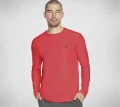 GO DRI All Day L/S Diamond Tee Solid