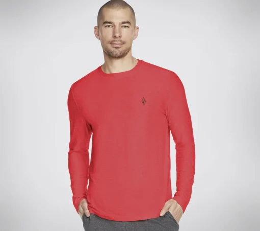 GO DRI All Day L/S Diamond Tee Solid