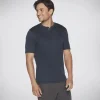 GOKNIT Pique Short Sleeve Henley