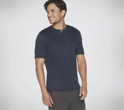 GOKNIT Pique Short Sleeve Henley