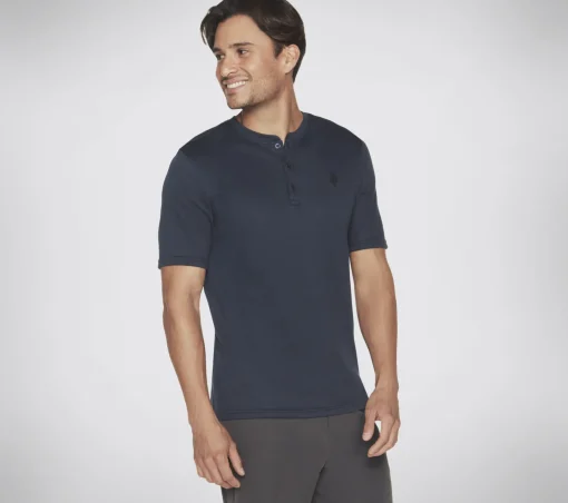 GOKNIT Pique Short Sleeve Henley