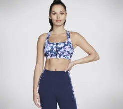 Misty Floral Zip-Front Bra