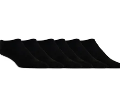 6 Pack Half Terry Invisible Socks