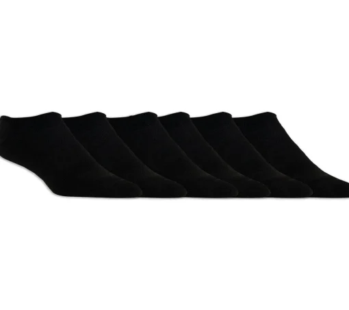 6 Pack Half Terry Invisible Socks