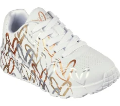 Skechers X JGoldcrown: Uno Lite - Metallic Love