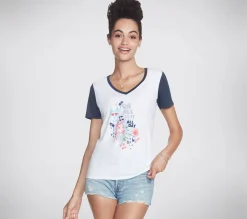 BOBS Apparel Run Walk V Neck Tee Shirt