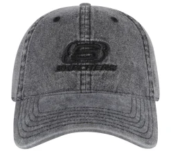 Denim Embroidered Hat