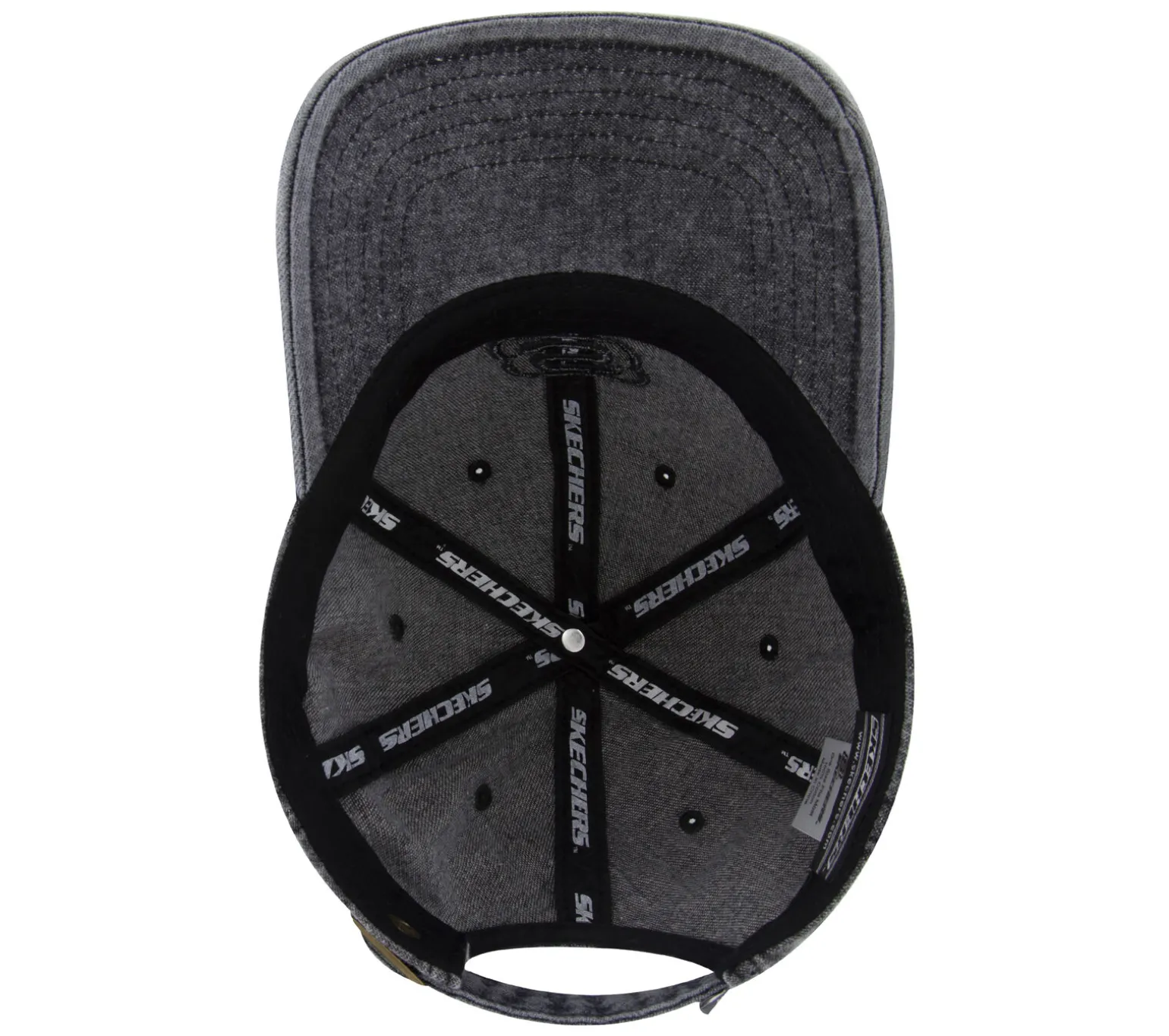 Denim Embroidered Hat