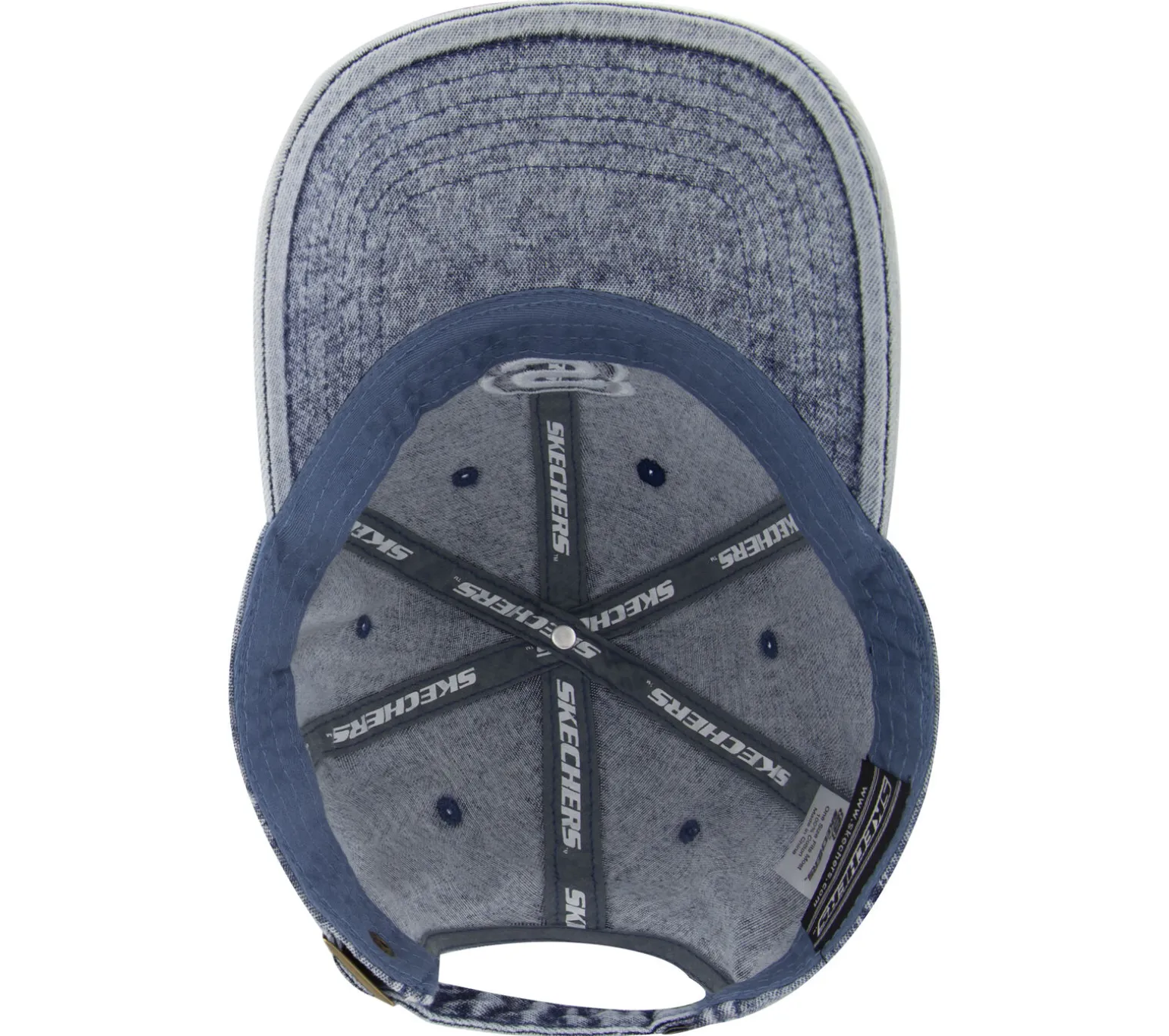 Denim Embroidered Hat