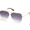 Semi-Rimless Metal Aviator