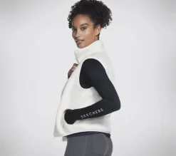 Skech Sherpa Cropped Vest