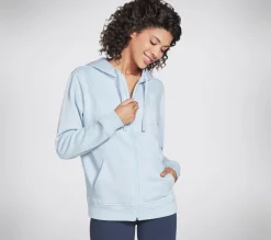 Skechers Apparel Diamond Crown Front Zip Hoodie