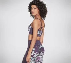Skechers Apparel Ink Leaf Strappy Bra